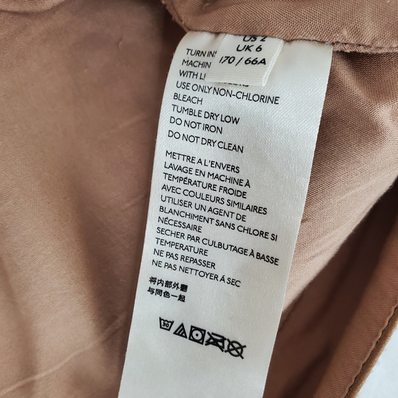 FREE PEOPLE Brown Embroidered Alanis Mini Skirt SIze 2 - Picture 11 of 11